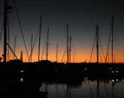 Sunset at Scarborough Marina